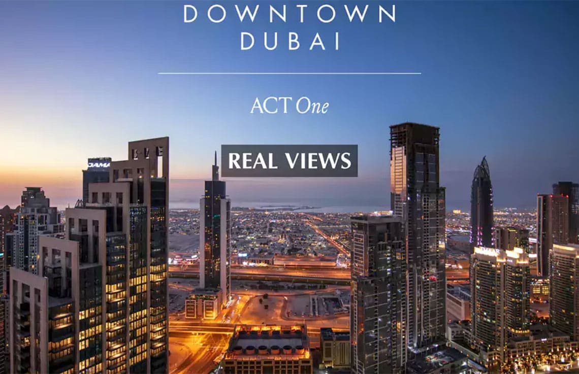 Emaar ACT One and Two Towers at Downtown Dubai